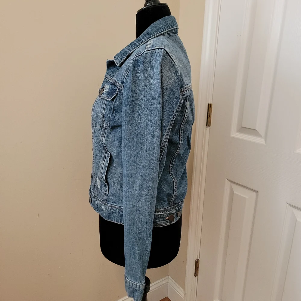 Articles of Society Los Angeles Med. Wash Denim Jean Jacket Size M - Picture 3 of 10